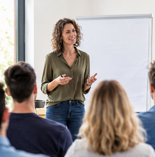 Workshop with group — change and transformation